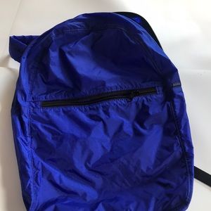Cobalt Blue packable Baggu travel Backpack